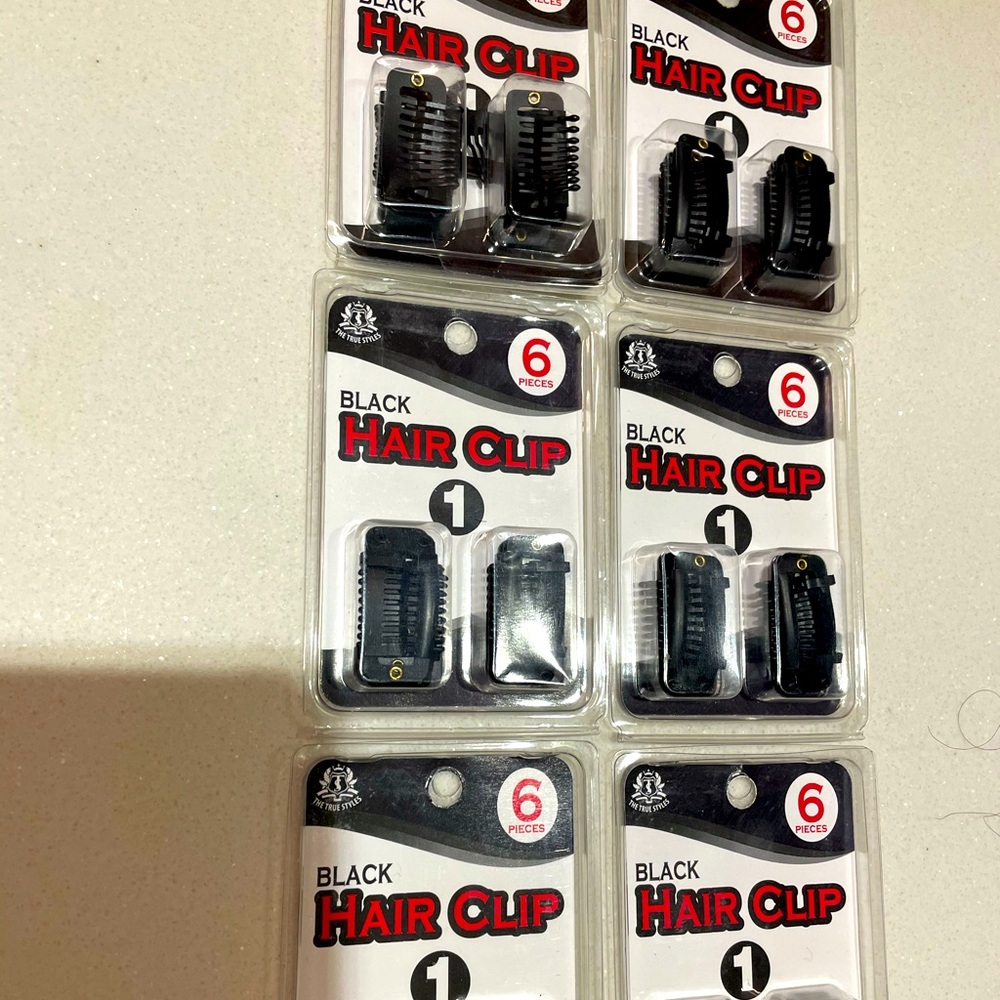 Black Hair Clips for Clip in hair